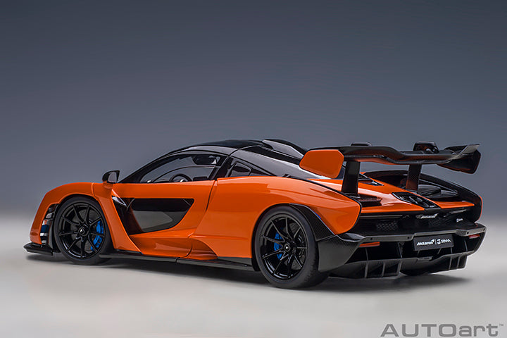 McLAREN SENNA (TROPHY MIRA/ORANGE) - 1:18 Scale Model - AUTOart