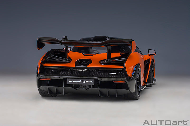 McLAREN SENNA (TROPHY MIRA/ORANGE) - 1:18 Scale Model - AUTOart