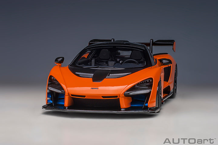 McLAREN SENNA (TROPHY MIRA/ORANGE) - 1:18 Scale Model - AUTOart