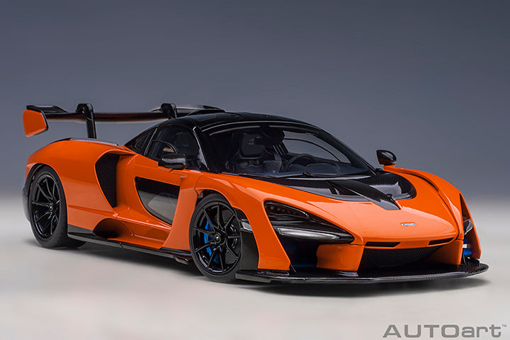 McLAREN SENNA (TROPHY MIRA/ORANGE) - 1:18 Scale Model - AUTOart