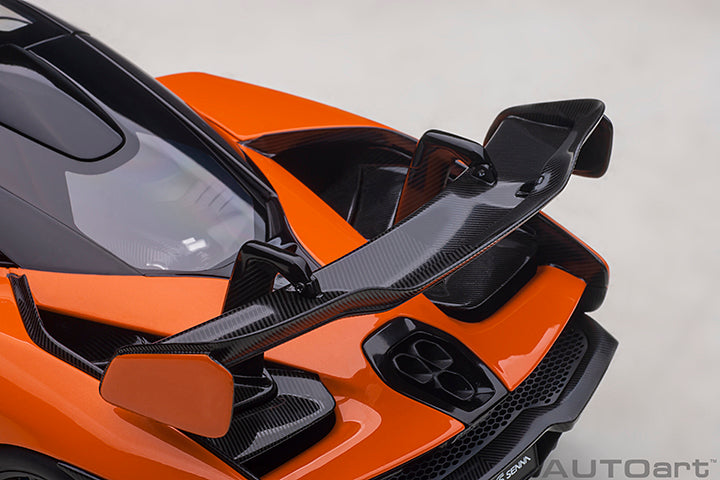 McLAREN SENNA (TROPHY MIRA/ORANGE) - 1:18 Scale Model - AUTOart