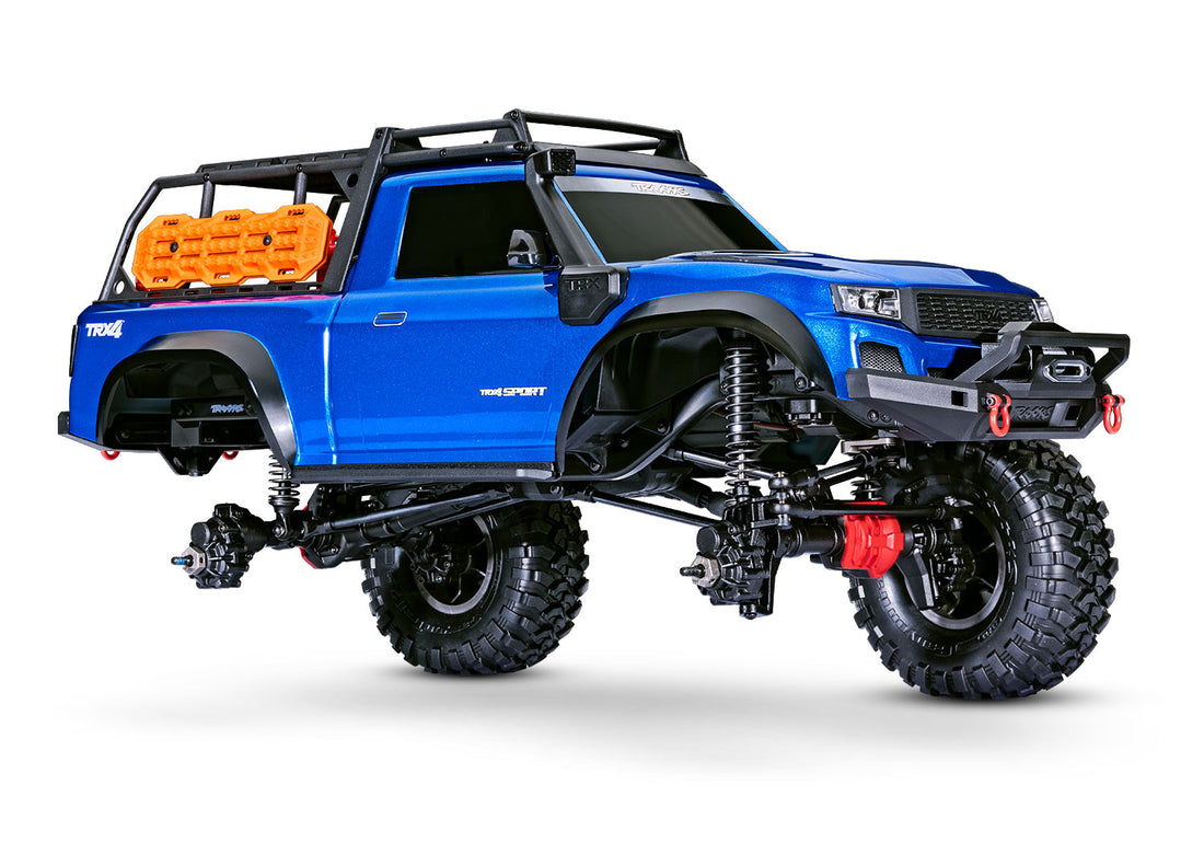 TRAXXAS - TRX4 SPORT - 4X4 HIGH TRAIL EDITION - METALLIC BLUE - 1:10 SCALE