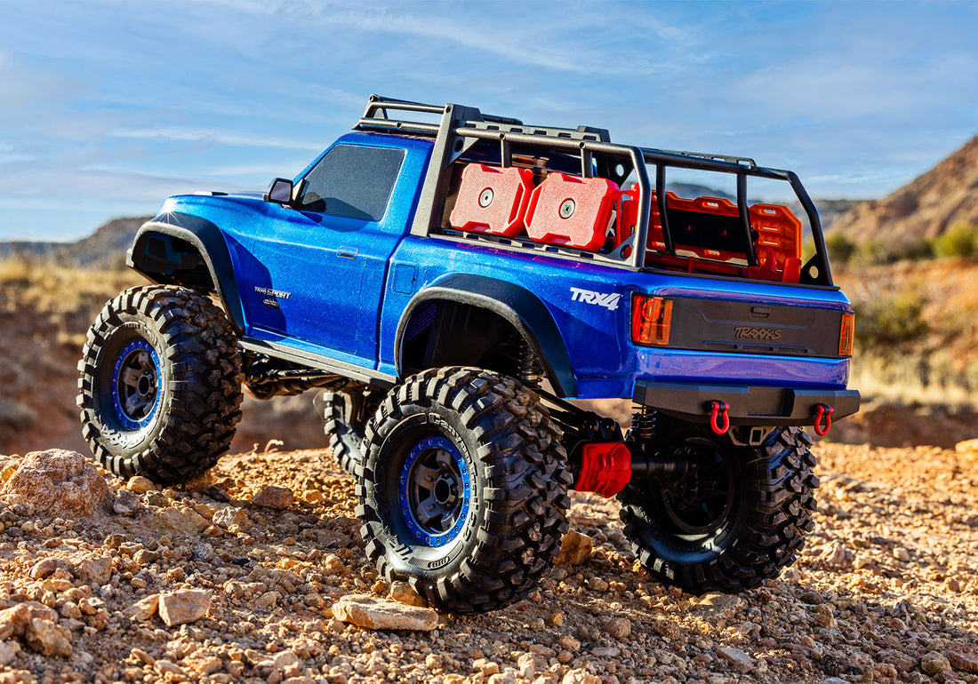 TRAXXAS - TRX4 SPORT - 4X4 HIGH TRAIL EDITION - METALLIC BLUE - 1:10 SCALE