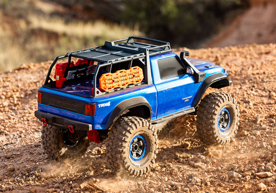 TRAXXAS - TRX4 SPORT - 4X4 HIGH TRAIL EDITION - METALLIC BLUE - 1:10 SCALE