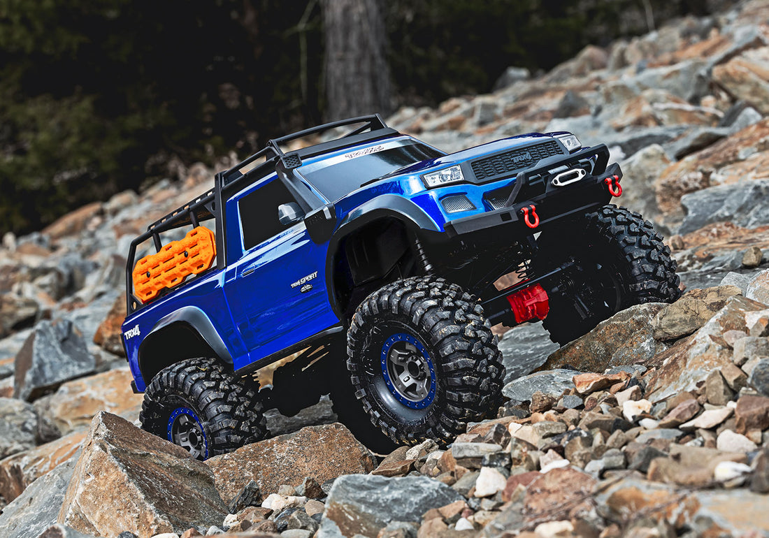 TRAXXAS - TRX4 SPORT - 4X4 HIGH TRAIL EDITION - METALLIC BLUE - 1:10 SCALE