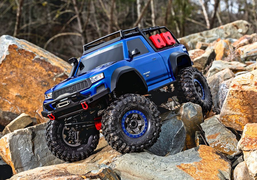 TRAXXAS - TRX4 SPORT - 4X4 HIGH TRAIL EDITION - METALLIC BLUE - 1:10 SCALE