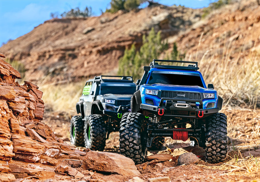 TRAXXAS - TRX4 SPORT - 4X4 HIGH TRAIL EDITION - METALLIC BLUE - 1:10 SCALE