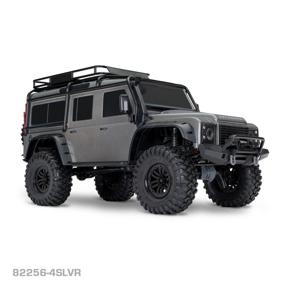 TRAXXAS TRX-4 LAND ROVER DEFENDER SCALE AND TRAIL CRAWLER GRAY - 1:10 SCALE