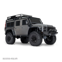 TRAXXAS TRX-4 LAND ROVER DEFENDER SCALE AND TRAIL CRAWLER GRAY - 1:10 SCALE