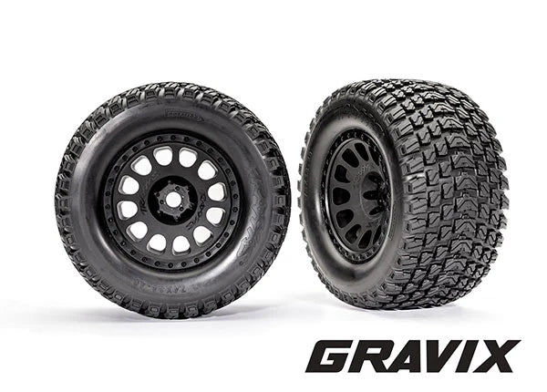 TRAXXAS T&W XRT RACE BLK WHL GRVX TIRE