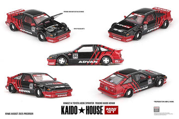 *PRE-ORDER* Toyota AE86 Sprinter Trueno Kaido ADVAN - 1:64 Scale Diecast Model - MINI GT