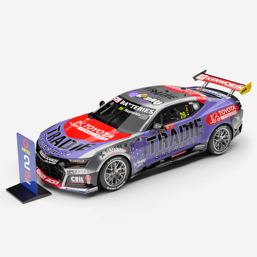 *PRE-ORDER* David Reynolds / Lee Holdsworth - Tradie Energy Racing #20 Chevrolet Camaro ZL1 - 2025 Repco Bathurst 1000 Runner-Up - 1:43 Scale Diecast Model - Authentic Collectables