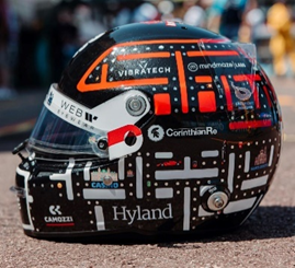 *PRE-ORDER* Alfa Romeo F1 Team Stake  Valtteri Bottas – Monaco GP 2023 - 1:5 Scale Mini Helmet