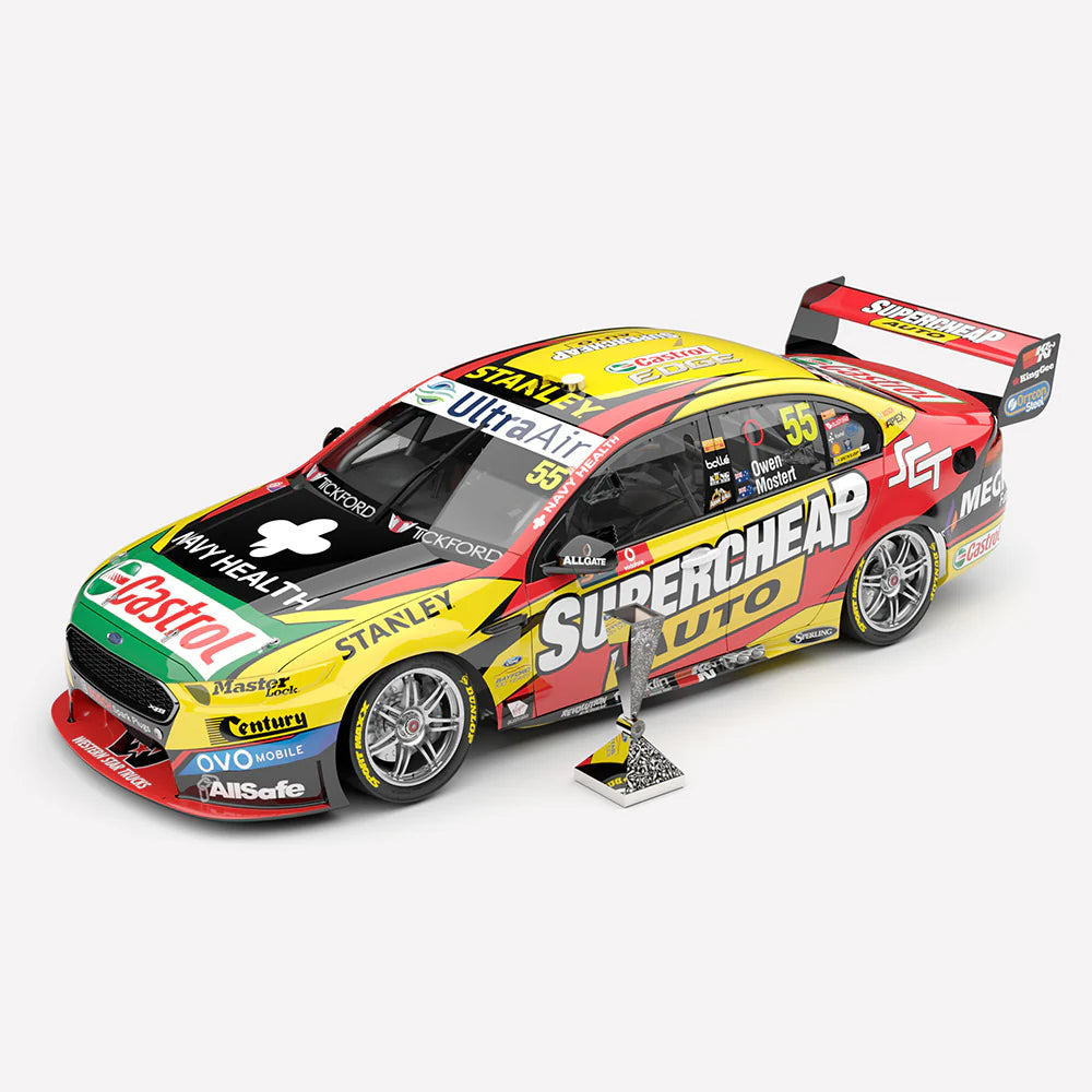 *PRE-ORDER* Chaz Mostert / Steve Owen - Tickford Racing #55 Ford FGX Falcon - 2017 Vodafone Gold Coast 600 - Pirtek Enduro Cup Winner - 1:18 Scale Diecast Model - Authentic Collectables