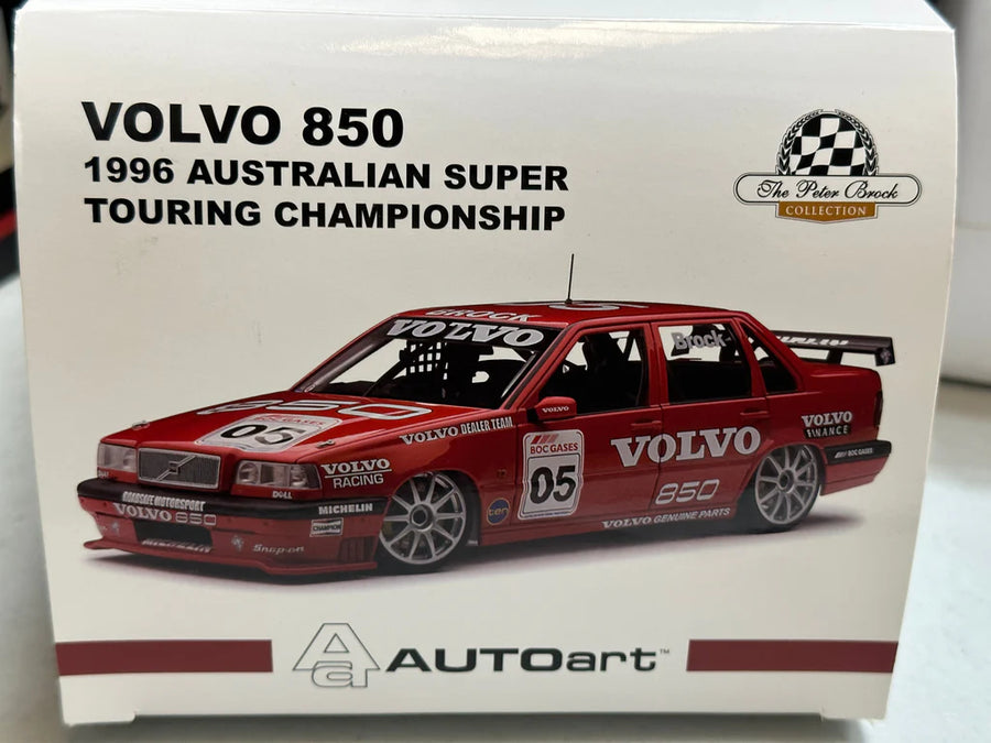 1996 Peter Brock - Volvo 850 Sedan - Super Touring Championship - 1:18 Scale Diecast Model - AUTOart