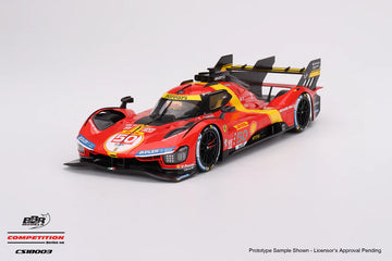 2023 WEC 1000 Miles of Sebring 3rd Place - #50 Ferrari 499P - 1:18 Scale Model - BBR