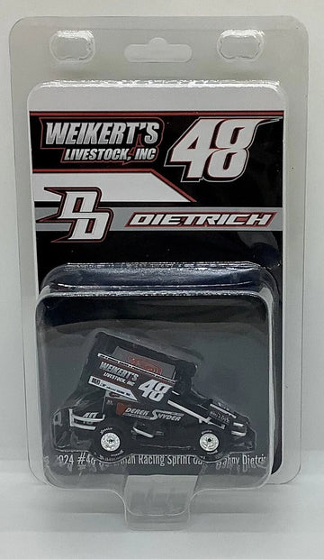 2024 DANNY DIETRICH “WELKERT'S LIVESTOCK” RACING - 1:50 SPRINT CAR DIECAST MODEL