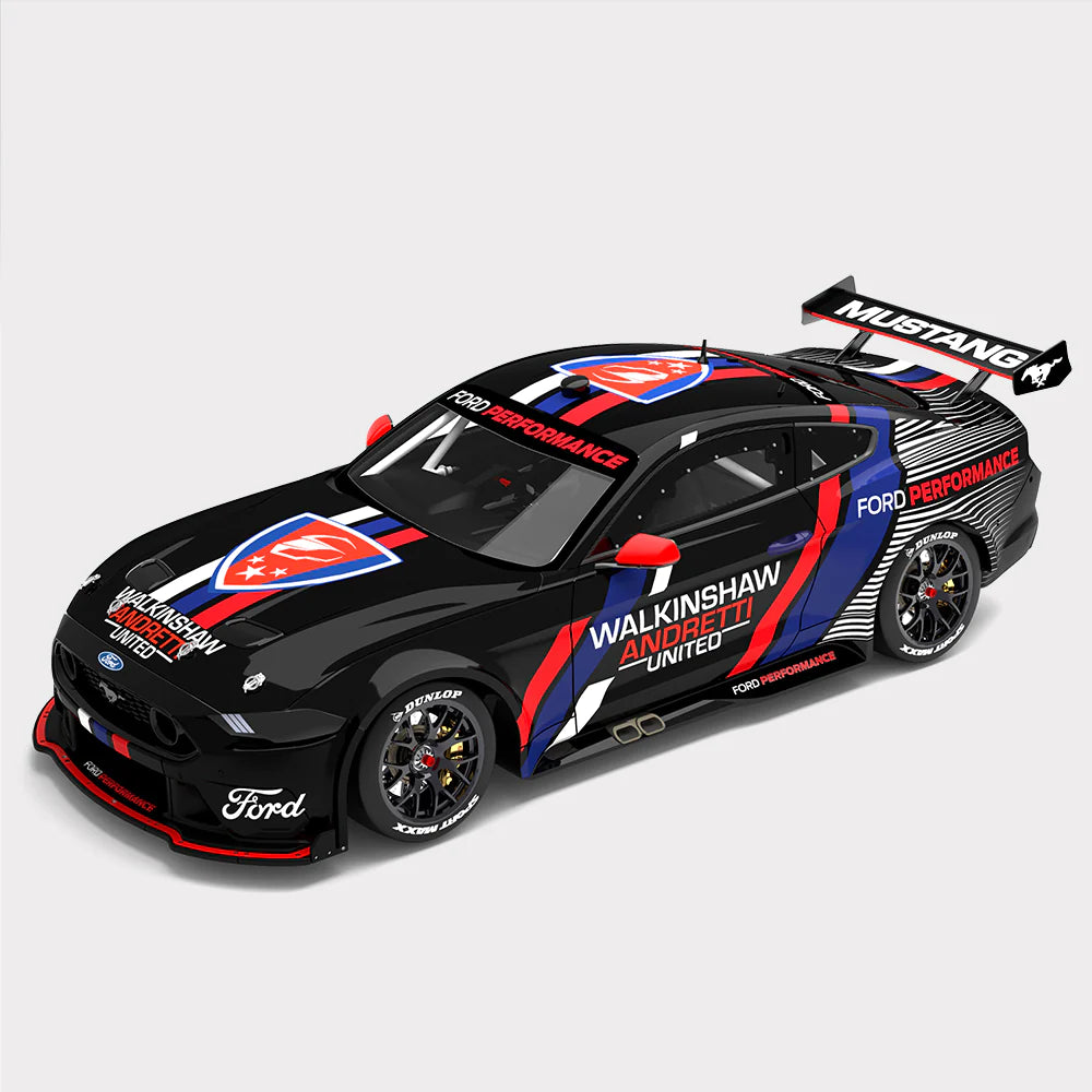 Walkinshaw Andretti United Ford Mustang GT S550 Prototype Gen3 Supercar - 2022 Ford Performance Switch Livery - 1:18 Scale Model - AUTHENTIC COLLECTABLES