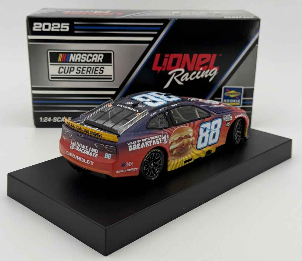 SHANE VAN GISBERGEN 2025 WENDY'S BREAKFAST BACONATOR 1:24 SCALE ARC DIECAST