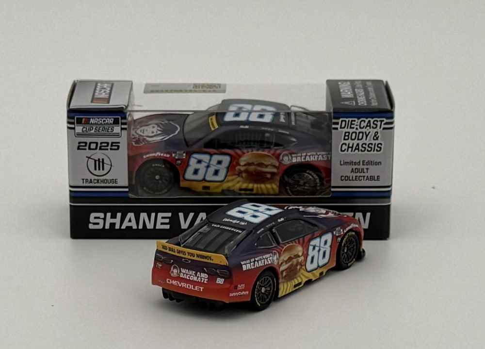 SHANE VAN GISBERGEN 2025 WENDY'S BREAKFAST BACONATOR 1:64 SCALE ARC DIECAST