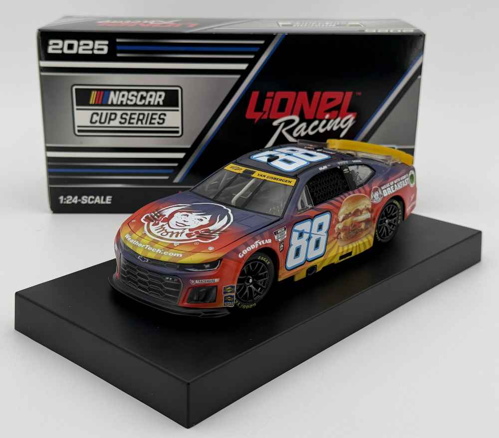 SHANE VAN GISBERGEN 2025 WENDY'S BREAKFAST BACONATOR 1:24 SCALE ARC DIECAST