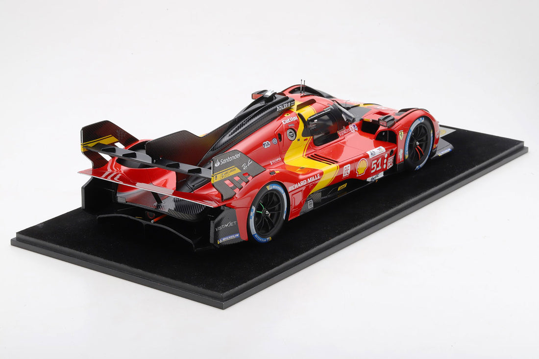 Ferrari 499P No.51 FERRARI AF CORSE  - Winner 24H Le Mans 2023 - A. Pier  Guidi - J. Calado - A. Giovinazzi - 1:43 Scale Model - Look Smart