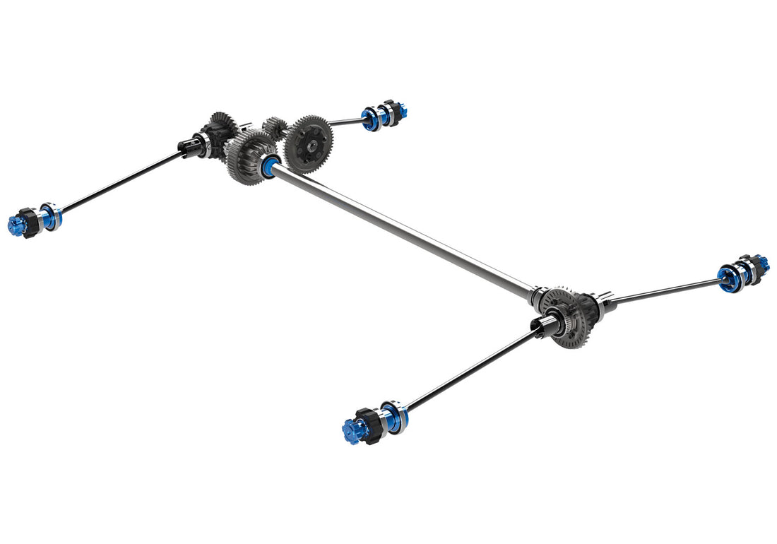 TRAXXAS X-MAXX 8S ESC BELTED - BLUE