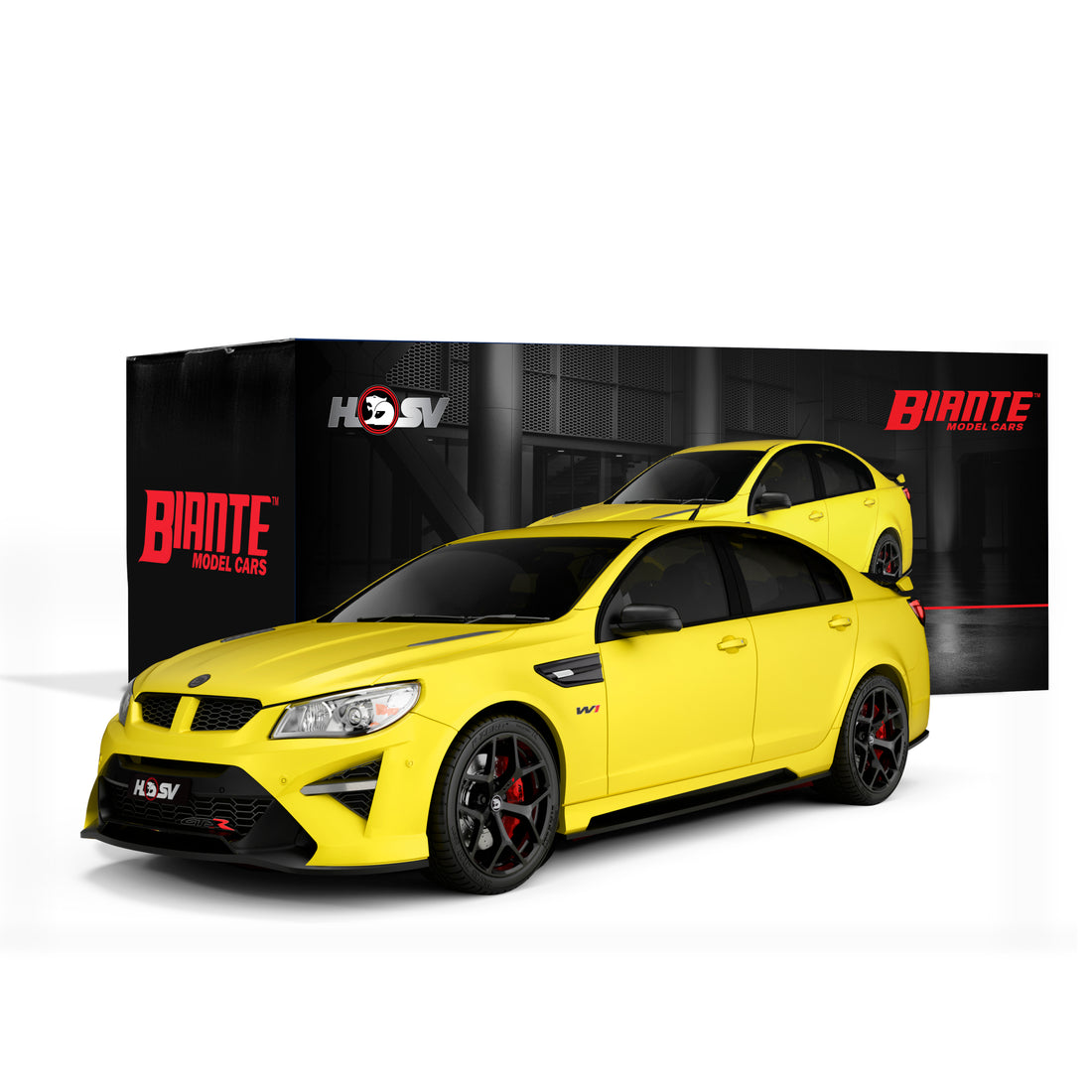 *PRE-ORDER* HSV GTSR W1 XU3 YELLAH - 1:18 SCALE DIECAST MODEL - BIANTE