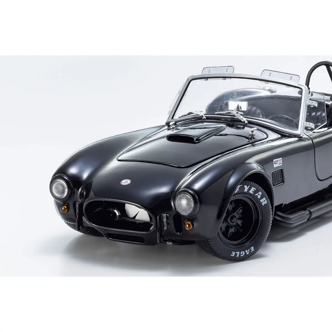 SHELBY COBRA 427S/C - Black - 1:18 Scale Diecast Model Car - KYOSHO