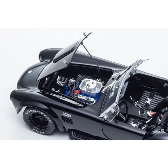 SHELBY COBRA 427S/C - Black - 1:18 Scale Diecast Model Car - KYOSHO