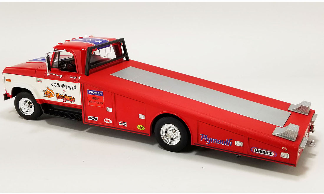 *PRE-ORDER* 1970 DODGE D-300 RAMP TRUCK - THE MONGOOSE 1:18 DIECAST MODEL - ACME