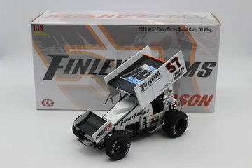 KYLE LARSON 2020 #57 FINLEY FARMS - JVI WING - 1:18 SCALE DIECAST MODEL
