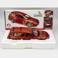 HOLDEN SANDMAN MAMBO CONCEPT VEHICLE - DARK RED W/FLAMES - 1:18 SCALE DIECAST MODEL