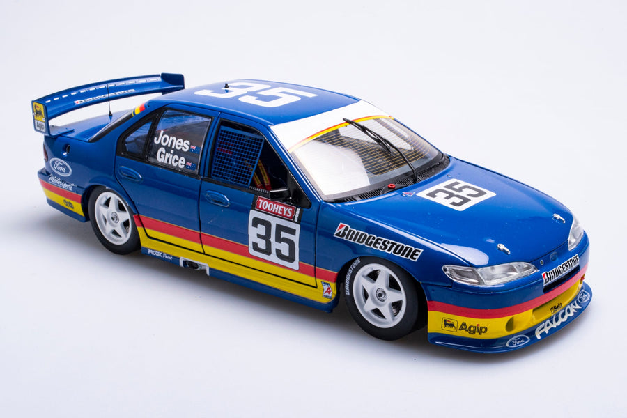 *PRE-ORDER* FORD EF FALCON - GLENN SETON RACING - JONES / GRICE #35 - 1995 BATHURST 1000 RUNNER-UP - 1:18 Scale Diecast Model Car - BIANTE