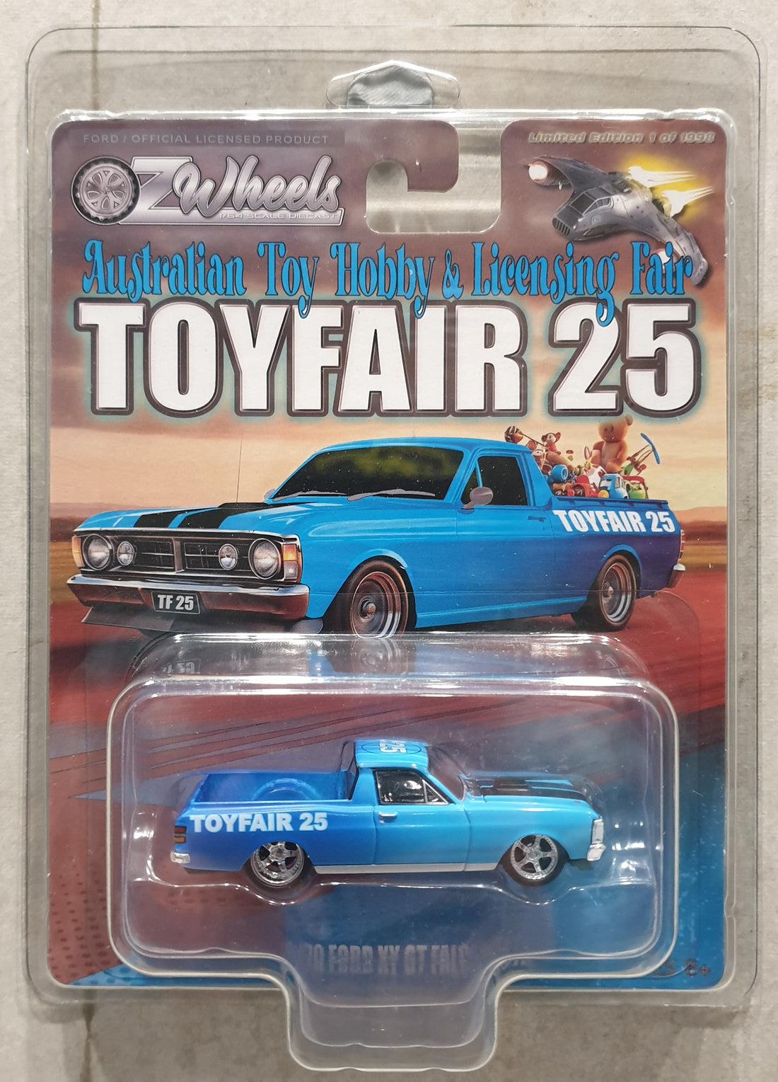 OZ WHEELS - 2025 TOYFAIR - 1970 XY GT FALCON UTE - 1:64 SCALE DIECAST MODEL - DDA