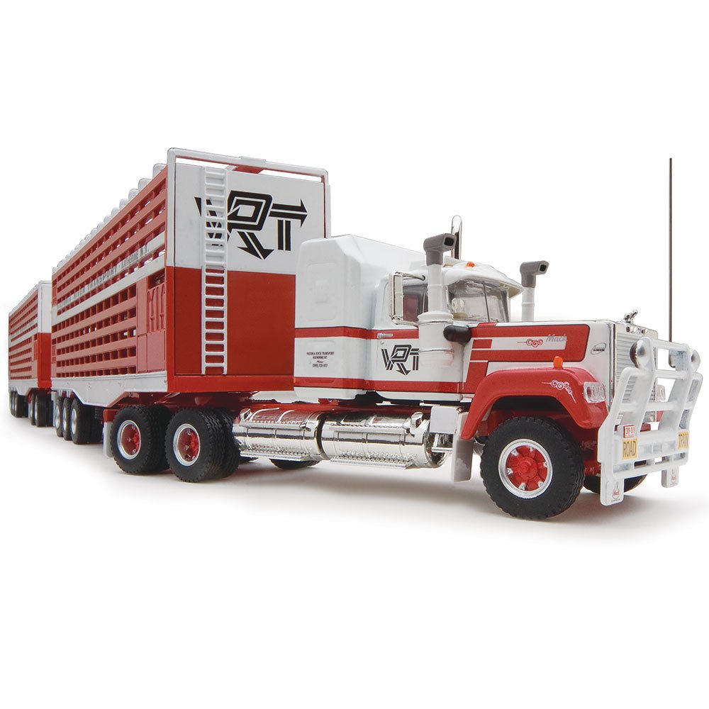 LIVESTOCK ROAD TRAIN - VICTORIA RIVER TRANSPORT - 1:64 SCALE DIECAST MODEL