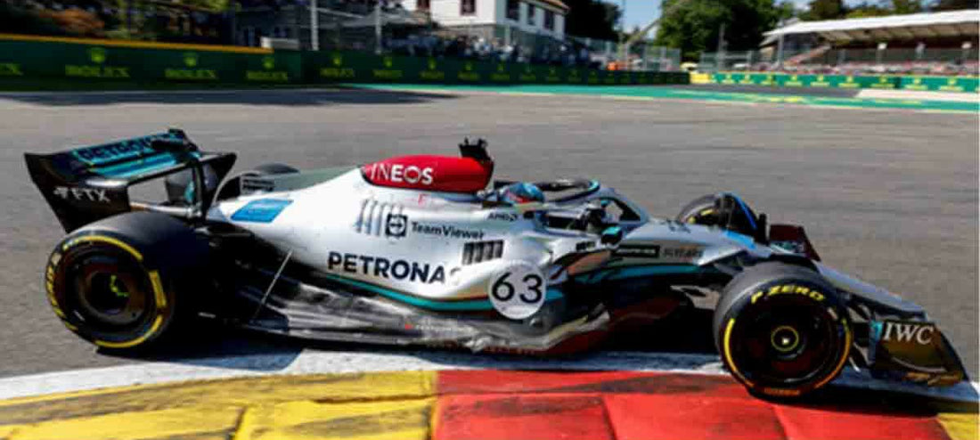 *PRE-ORDER* Mercedes-AMG Petronas F1 W13 E Performance No.63 Mercedes-AMG Petronas F1 Team - 4th Belgian GP 2022 - George Russell - 1:18 Scale Resin Model Car