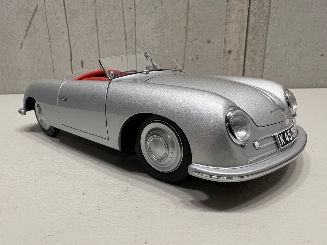 PORSCHE 356 NUMBER 1 (SILVER) 1:18 SCALE MODEL - AUTOART