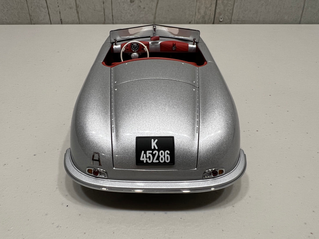 PORSCHE 356 NUMBER 1 (SILVER) 1:18 SCALE MODEL - AUTOART