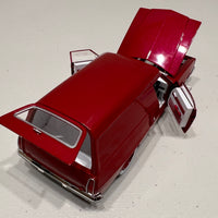 1975 HJ Holden Panelvan "Slammed" LS6 Twin Turbo - Wine Berry- 1:24 Scale Diecast - DDA Collectibles