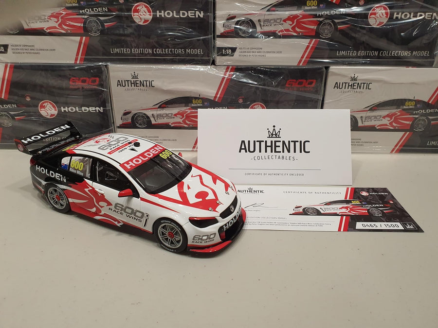 1:18 Holden VF Commodore - Holden 600 Race Wins Celebration Livery - Authentic Collectables