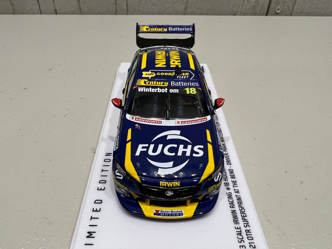 Mark Winterbottom (500th Consecutive Race Start) 1:43 IRWIN Racing #18 Holden ZB Commodore - 2021 OTR SuperSprint At The Bend