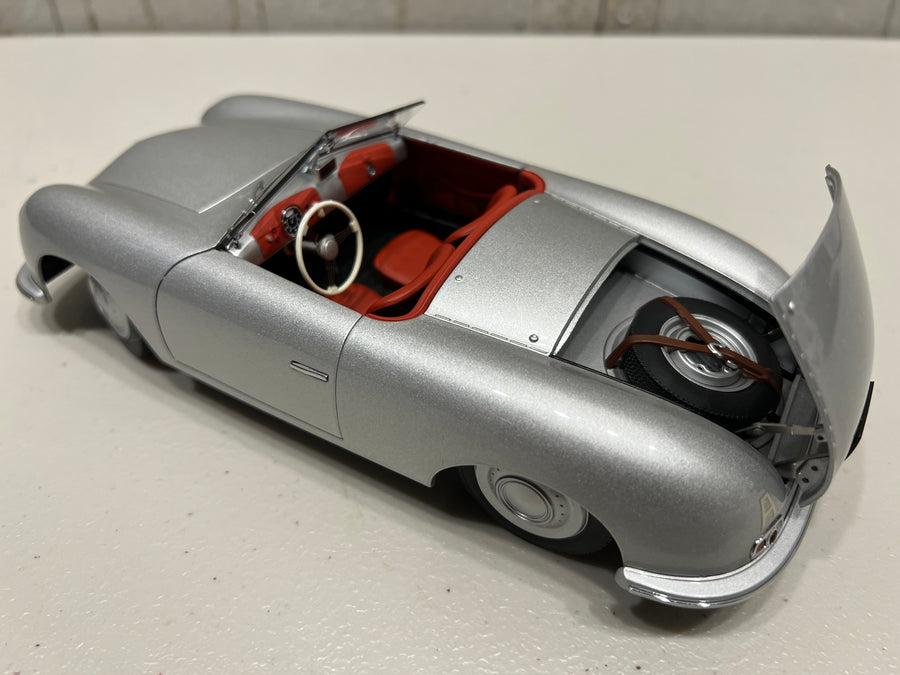 PORSCHE 356 NUMBER 1 (SILVER) 1:18 SCALE MODEL - AUTOART