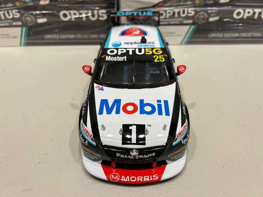 1:18 Mobil 1 Optus Racing #25 Holden ZB Commodore - 2022 Beaurepaires Melbourne 400 (AGP) Race 6 / 9 Winner - Chaz Mostert - AUTHENTIC COLLECTABLES - RRP $230 NOW $200