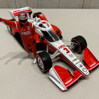 1:18 Team Penske #3 DEX Imaging Dallara Chevrolet IndyCar - 2022 Scott McLaughlin First IndyCar Win/Pole With Figurine