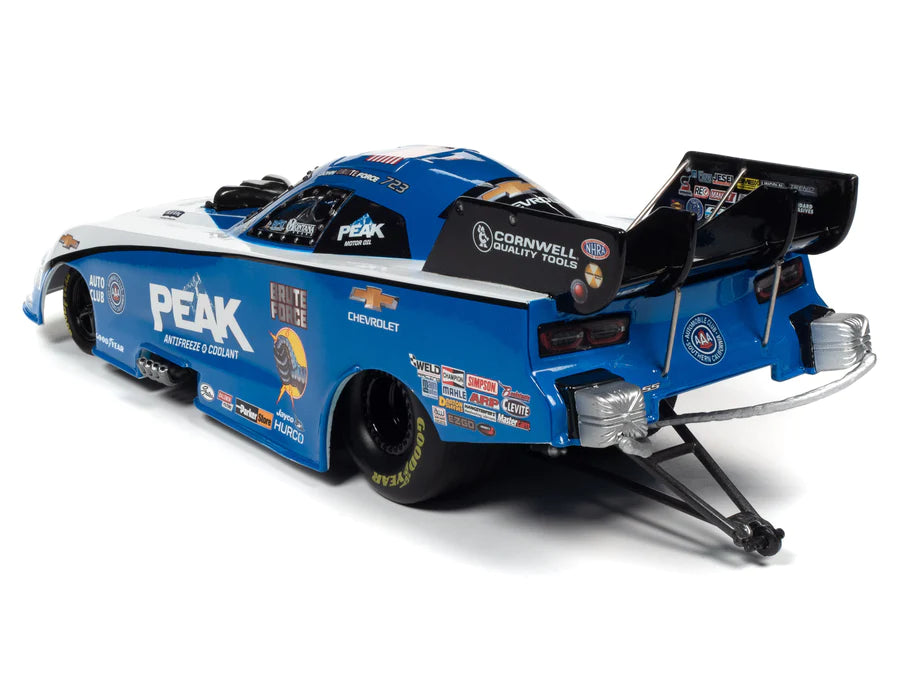 AUTO WORLD 2021 JOHN FORCE PEAK FUNNY CAR 1:24 SCALE DIECAST