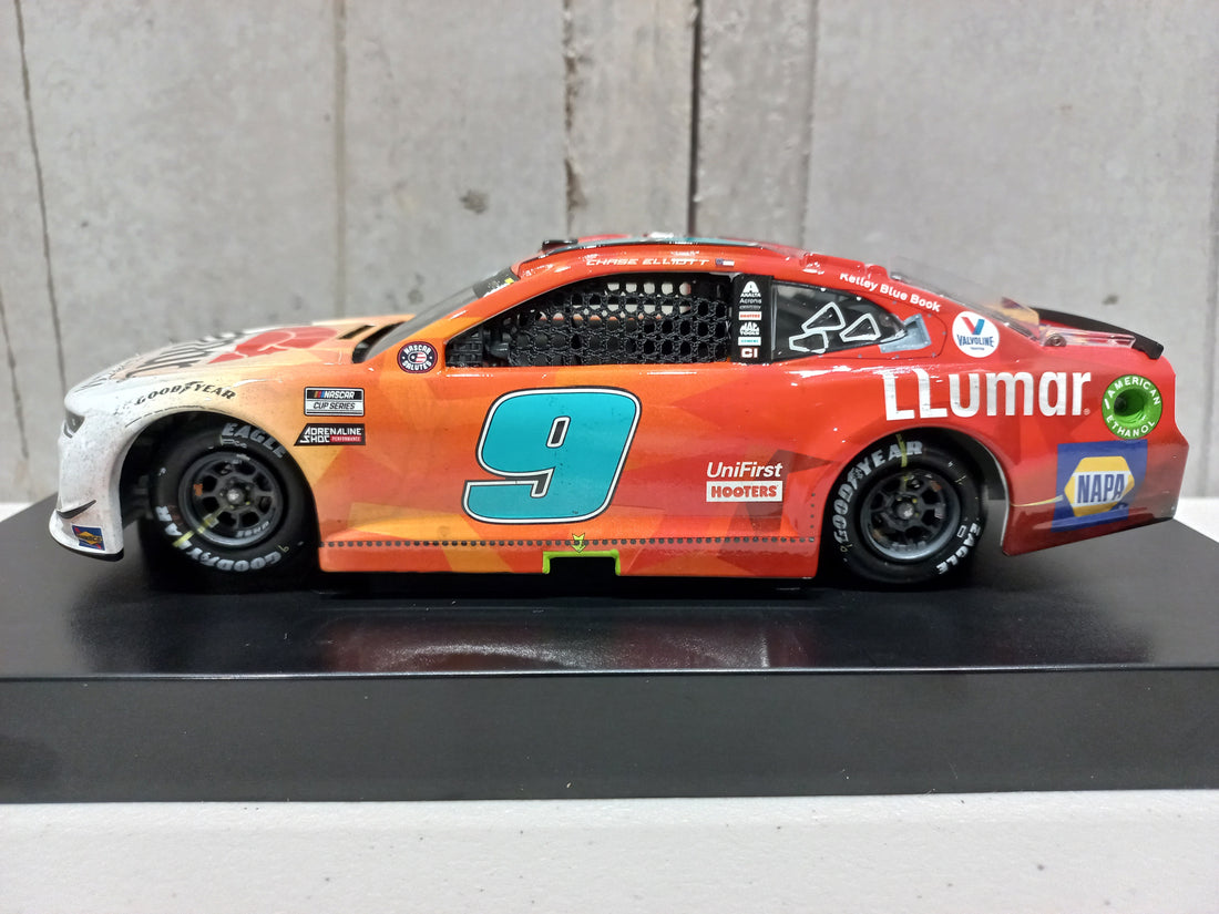 CHASE ELLIOTT 2021 LLUMAR WINDOW FILM COTA RACE WIN 1:24 ELITE DIECAST