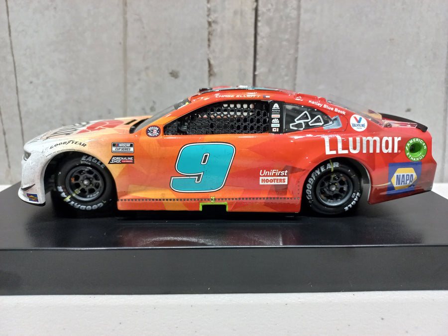 CHASE ELLIOTT 2021 LLUMAR WINDOW FILM COTA RACE WIN 1:24 ELITE DIECAST