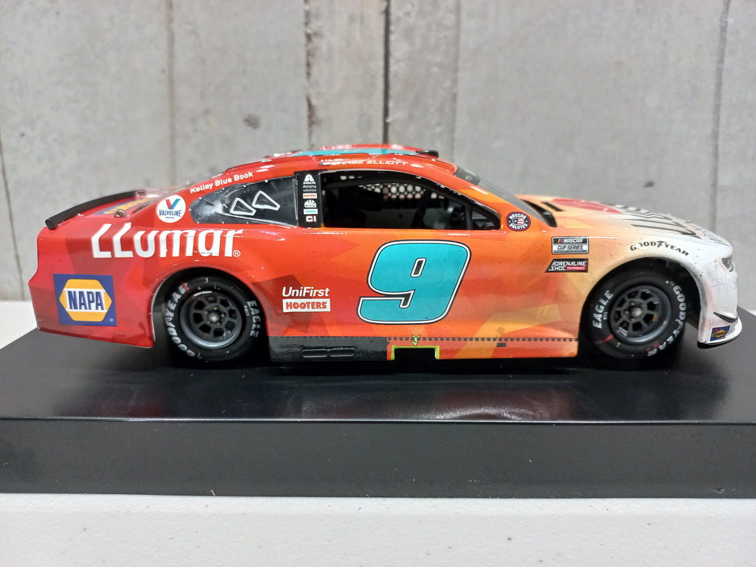 CHASE ELLIOTT 2021 LLUMAR WINDOW FILM COTA RACE WIN 1:24 ELITE DIECAST