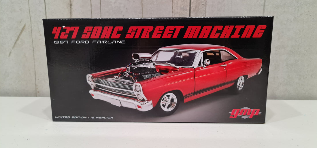 1967 FORD FAIRLANE BLOWN 427 SOHC STREET MACHINE - 1:18 SCALE DIECAST MODEL - ACME